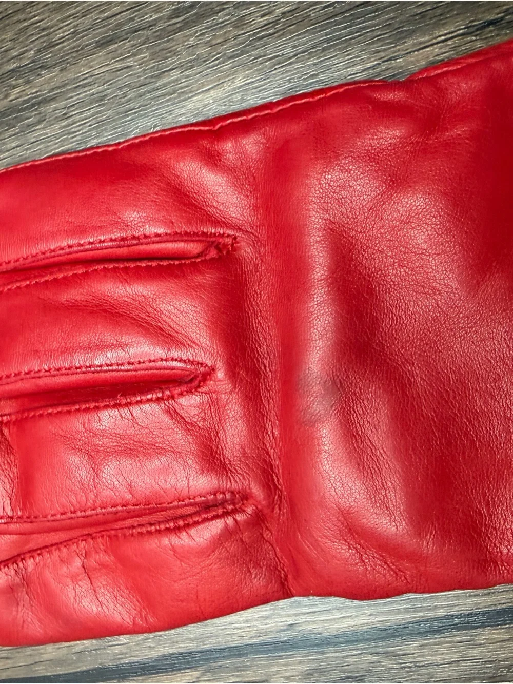 Preston & York XL Red Leather Gloves - Classic Stylish Gloves